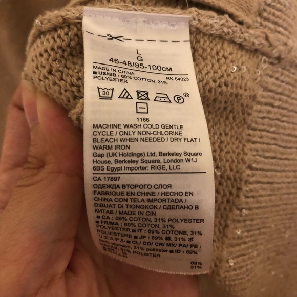 BANANA REPUBLIC Oversized Cardigan Size:L - Picture 2 of 3